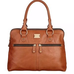 Modalu Pippa Medium Cognac Leather Handbag